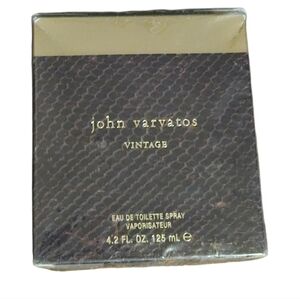 John Varvatos Vintage Eau de Toilette Spray 4.2 oz / 125 mL – New in Box